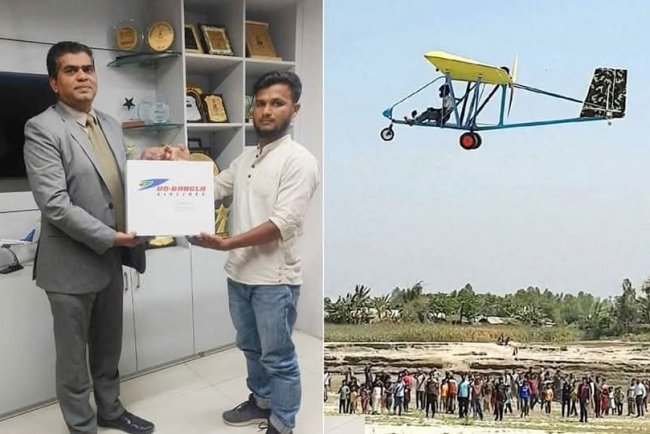 জুলহাসের প্লেন তৈরির স্বপ্ন পূরণ করতে চায় ইউএস-বাংলা