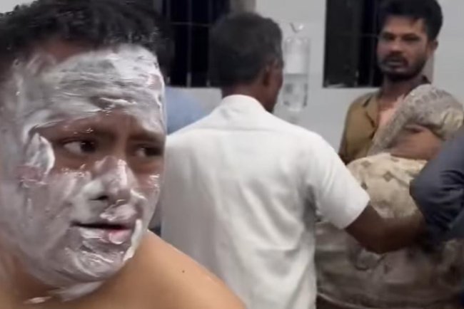 গ্যাস লাইনের লিকেজ থেকে বিস্ফোরনে ৬ জন দগ্ধ হয়