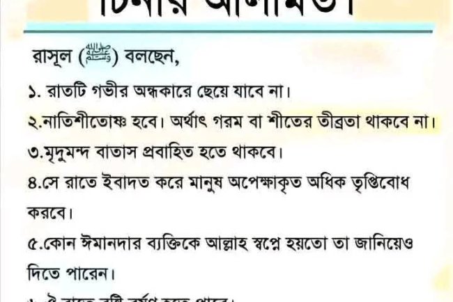 লাইলাতুল কদর: রহমত, মাগফিরাত ও নাজাতের মহিমান্বিত রজনী