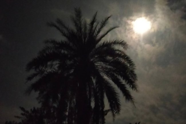 দৃশ্যমানতার ব্যাপক বিস্তার এটি একটি সম্পূর্ণ চন্দ্রগ্রহণ